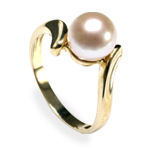 Freshwater pearl (and gemstone) rings